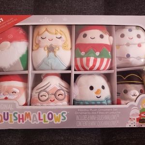 Squishmallow 4" New 8pcs Ornament Set